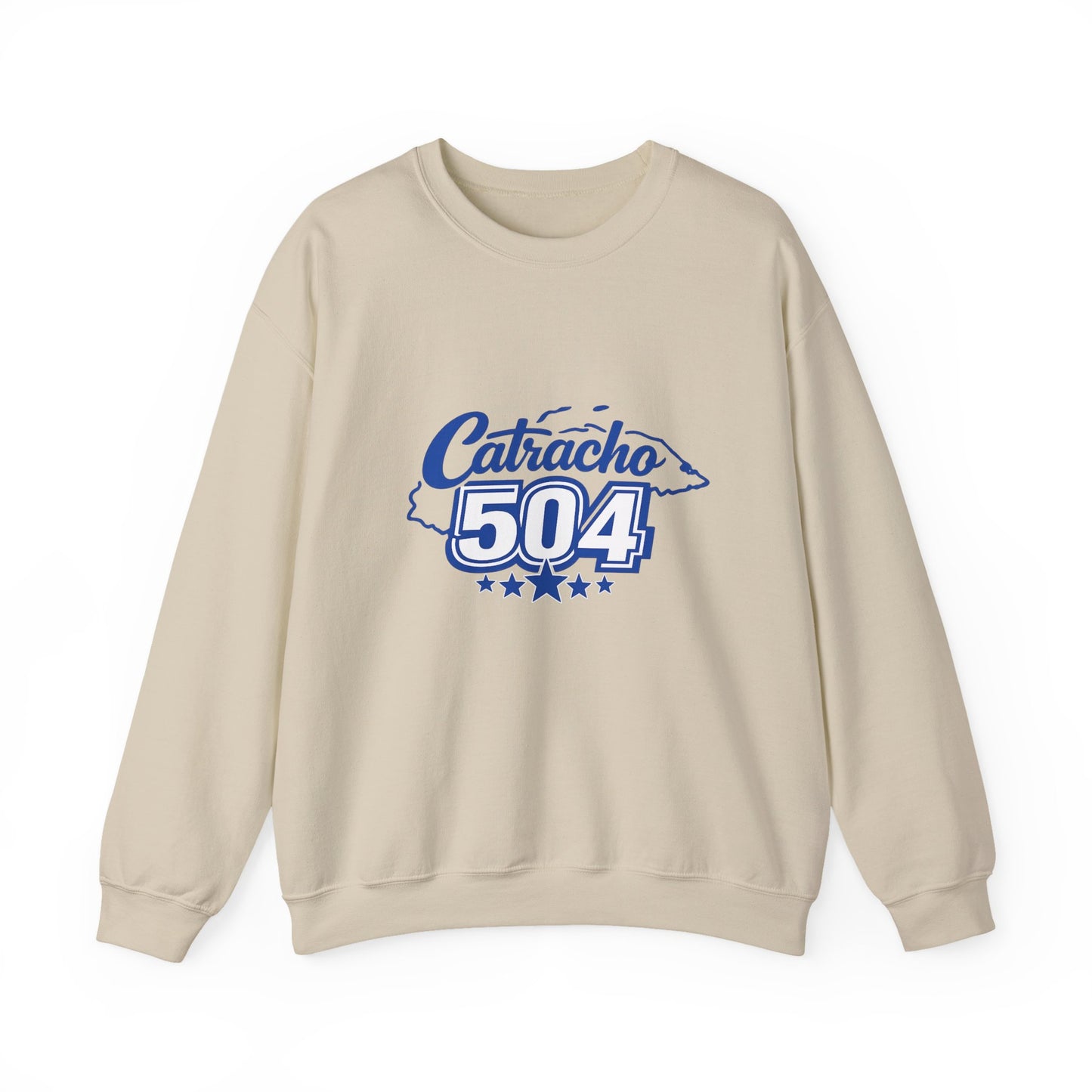 Crewneck Sweatshirt — Catracho 504 Graphic (Honduran Pride)