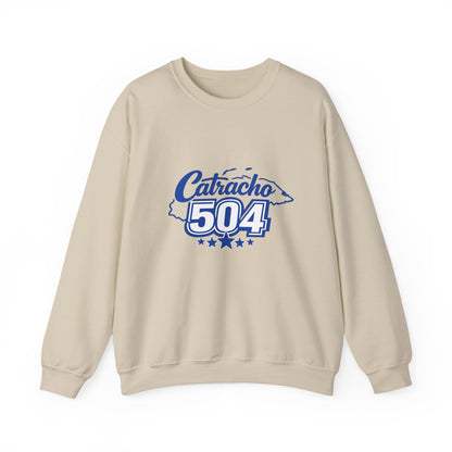 Crewneck Sweatshirt — Catracho 504 Graphic (Honduran Pride)