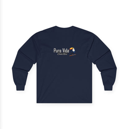 Long Sleeve Tee — 'Purge Vote' Graphic with Toucan