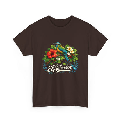 Floral Bird Tee — El salvador tropical t shirt