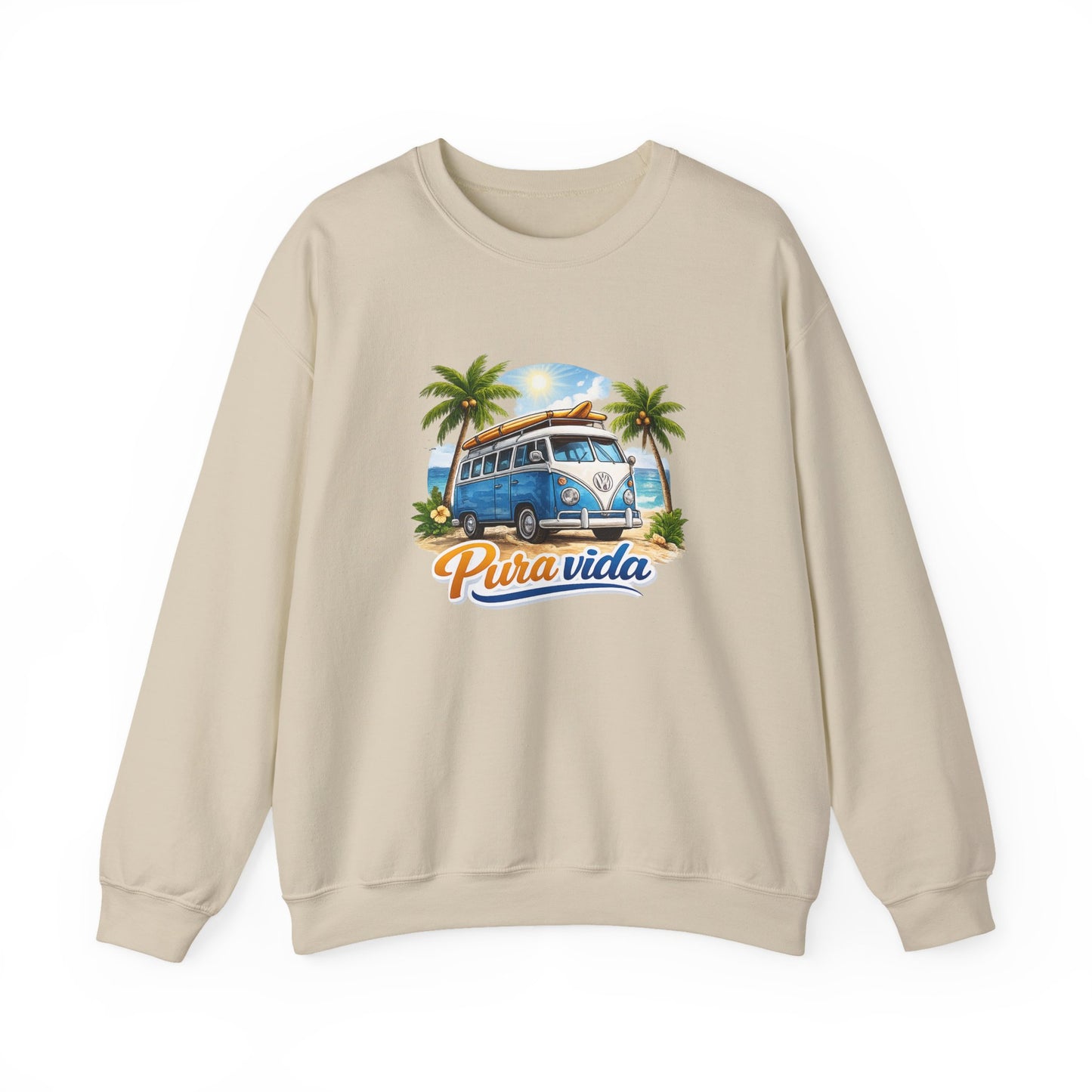 Sudadera Pura Vida Costa Rica – Surf Van Retro Unisex