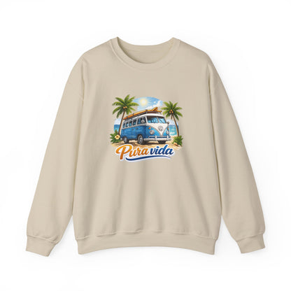 Sudadera Pura Vida Costa Rica – Surf Van Retro Unisex