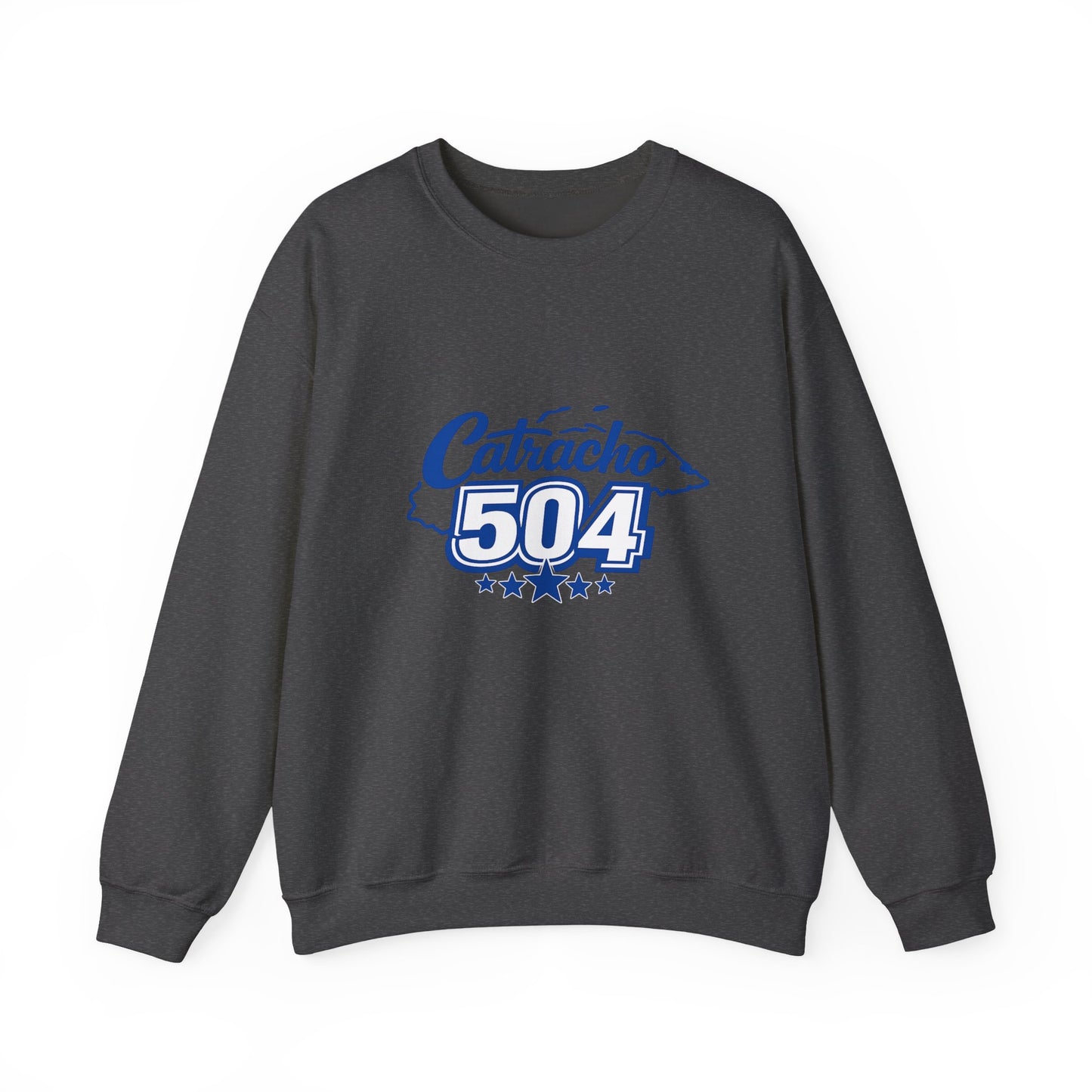Crewneck Sweatshirt — Catracho 504 Graphic (Honduran Pride)