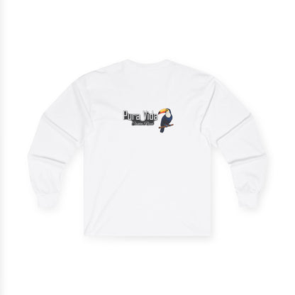 Long Sleeve Tee — 'Purge Vote' Graphic with Toucan