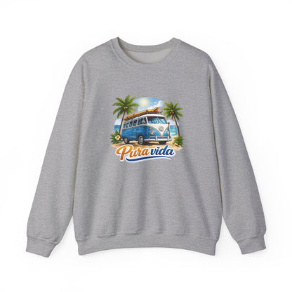 Sudadera Pura Vida Costa Rica – Surf Van Retro Unisex