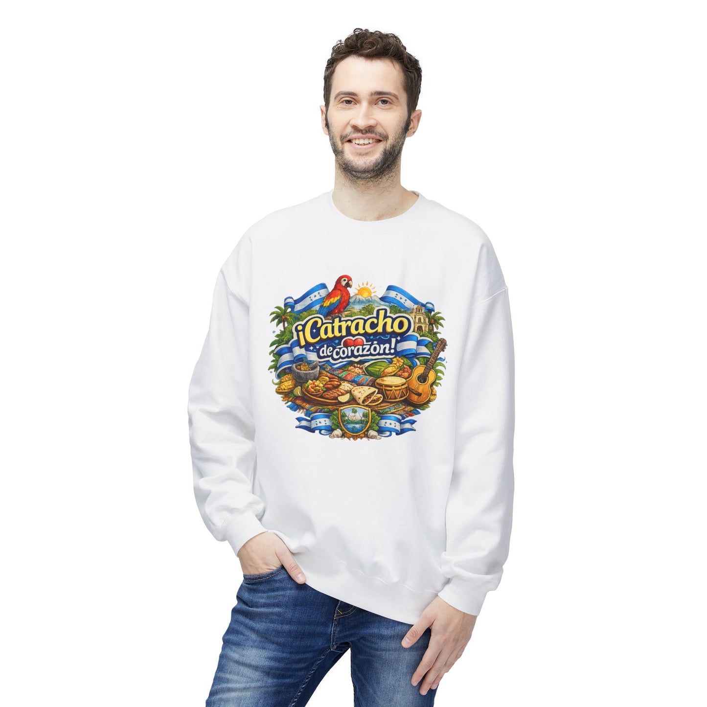 Sudadera Catracho de Corazón – Orgullo Hondureño Unisex