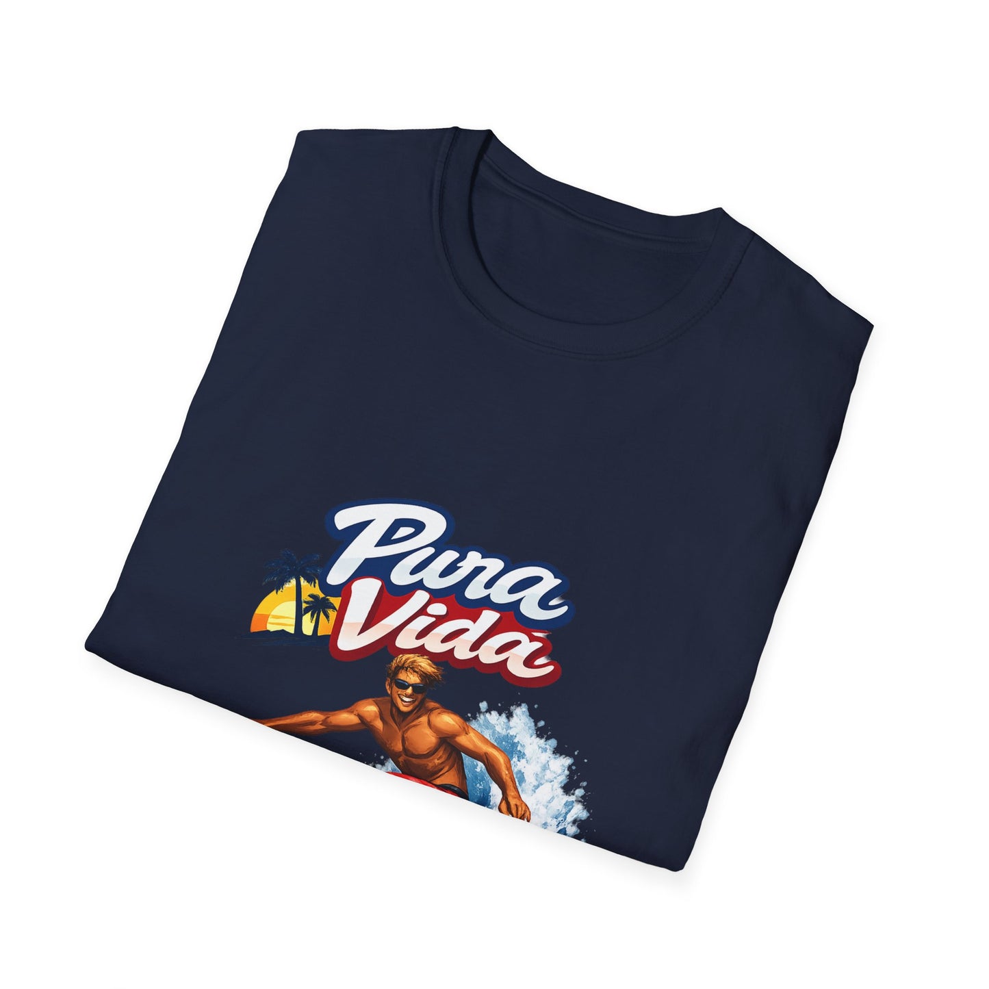 Pura Vida Surf T-Shirt – Vintage Surfer Graphic Tee