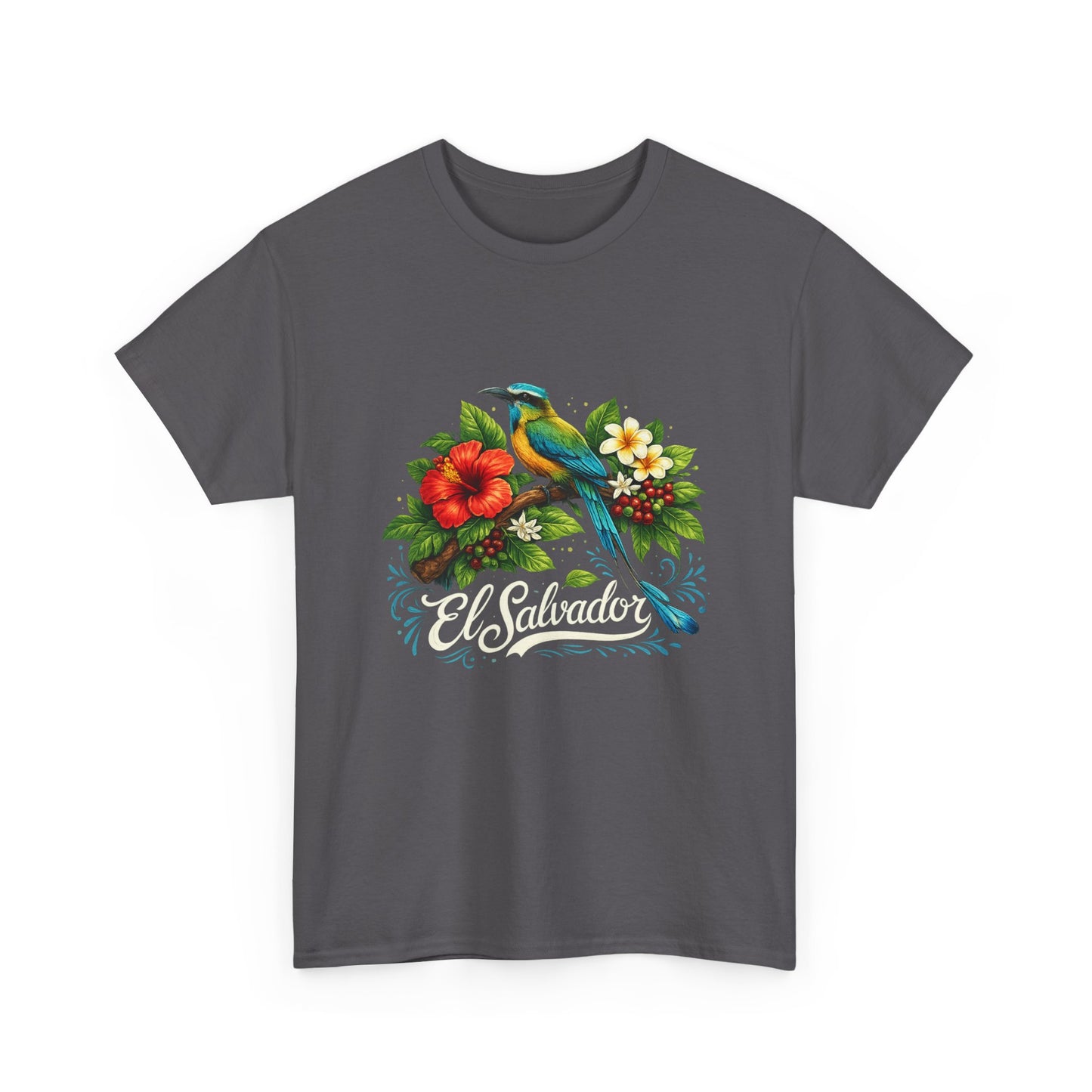 Floral Bird Tee — El salvador tropical t shirt