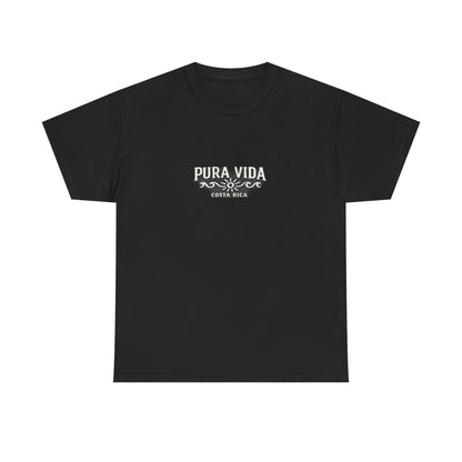 Pura Vida Graphic Tee — Minimal Vintage Surf Logo T-Shirt