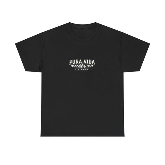 Pura Vida Graphic Tee — Minimal Vintage Surf Logo T-Shirt