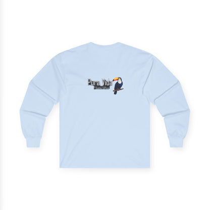 Long Sleeve Tee — 'Purge Vote' Graphic with Toucan