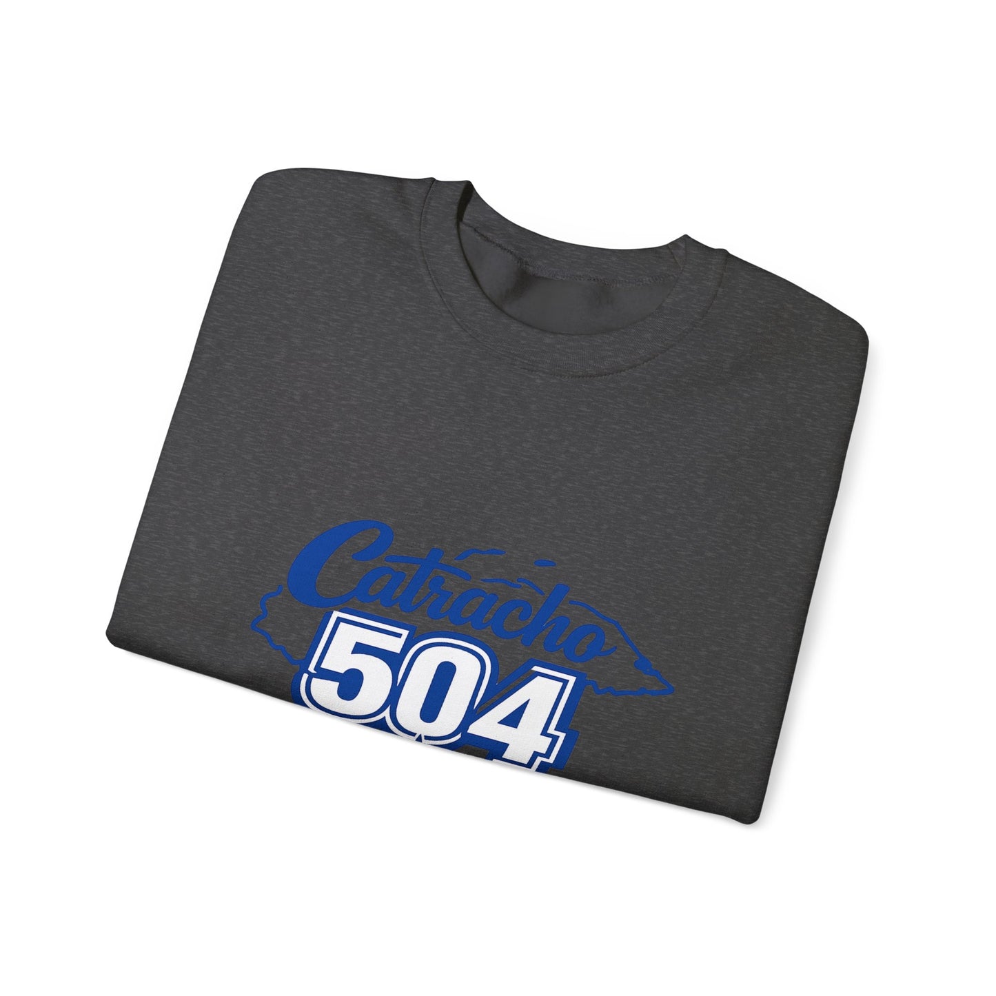 Crewneck Sweatshirt — Catracho 504 Graphic (Honduran Pride)