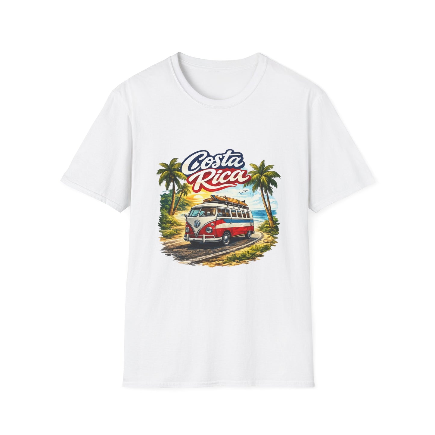 Camiseta Costa Rica Surf Bus – Estilo Playa Vintage