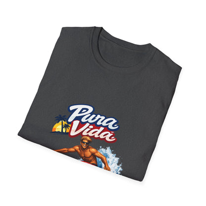 Pura Vida Surf T-Shirt – Vintage Surfer Graphic Tee
