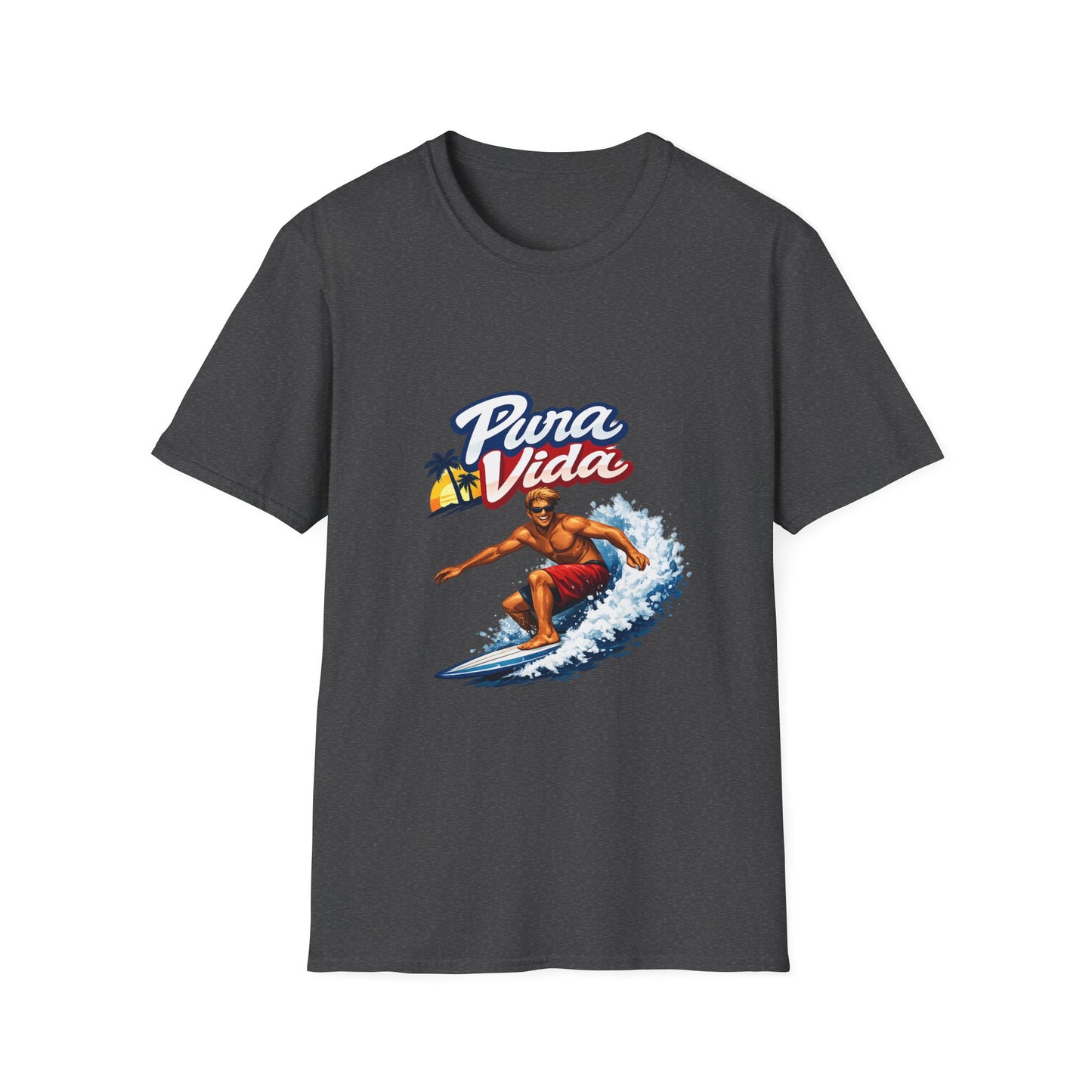 Pura Vida Surf T-Shirt – Vintage Surfer Graphic Tee