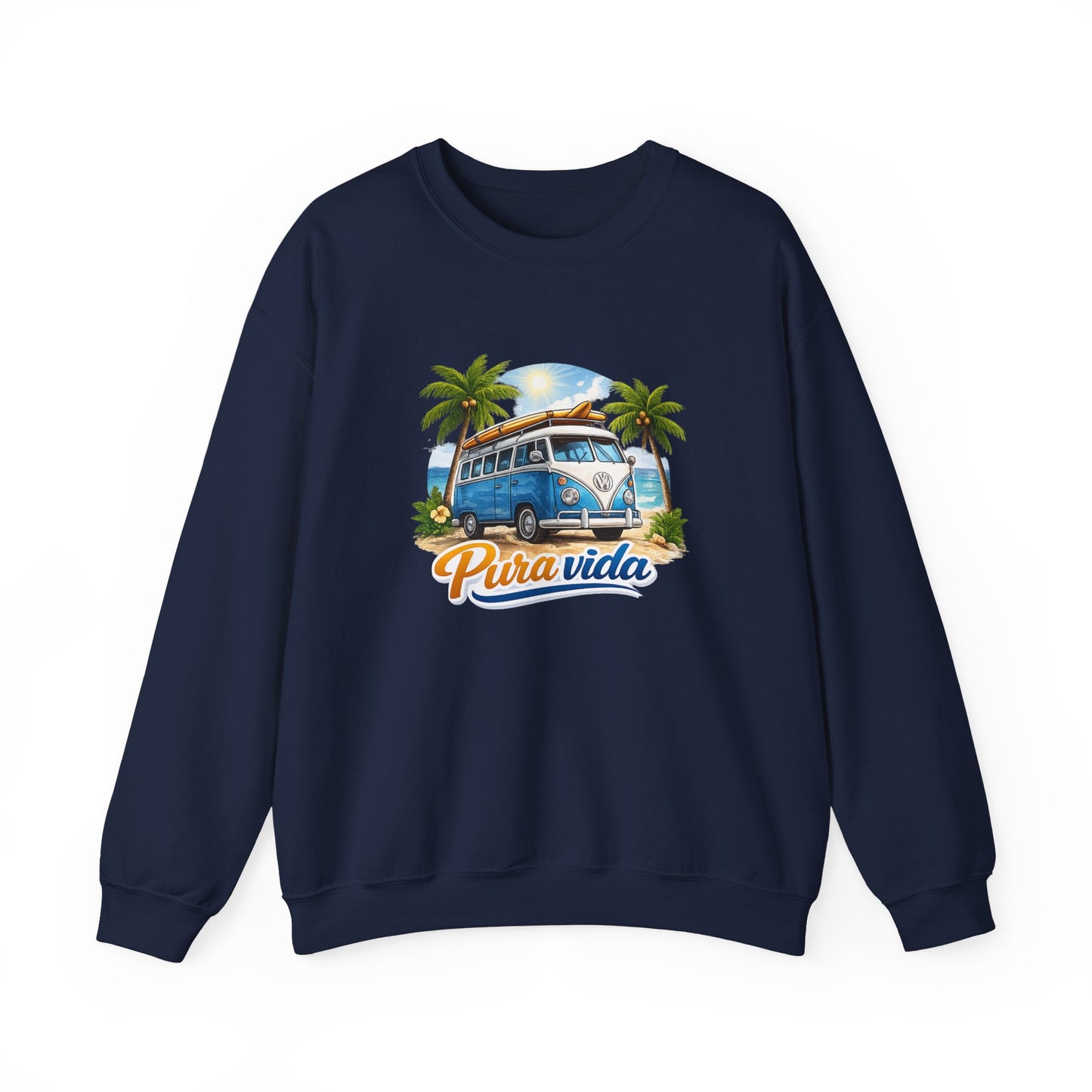 Sudadera Pura Vida Costa Rica – Surf Van Retro Unisex