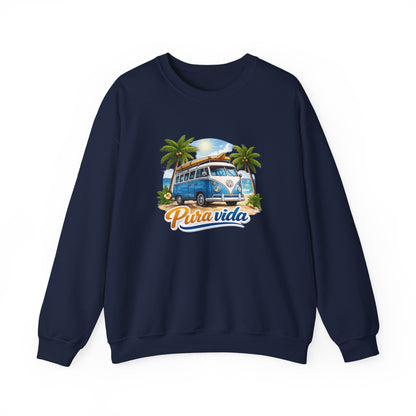 Sudadera Pura Vida Costa Rica – Surf Van Retro Unisex