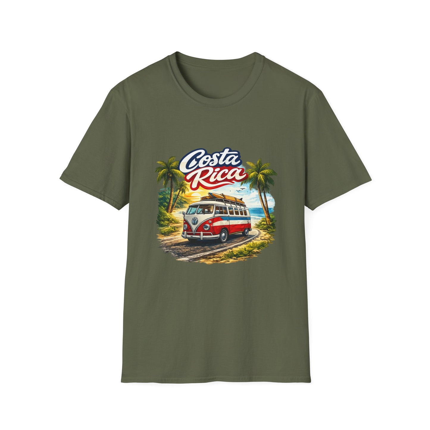 Camiseta Costa Rica Surf Bus – Estilo Playa Vintage