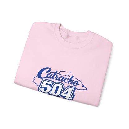 Crewneck Sweatshirt — Catracho 504 Graphic (Honduran Pride)