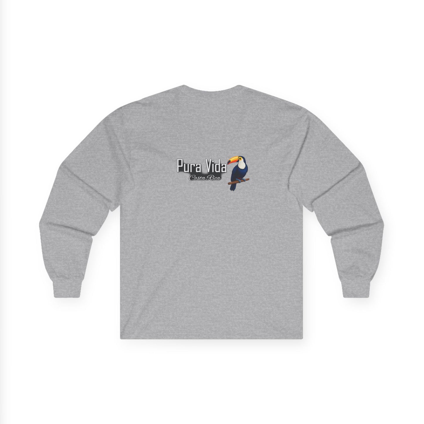Long Sleeve Tee — 'Purge Vote' Graphic with Toucan