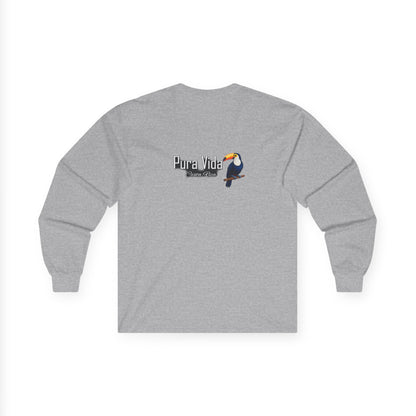 Long Sleeve Tee — 'Purge Vote' Graphic with Toucan