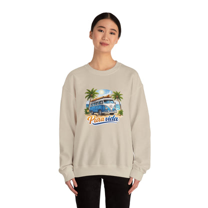 Sudadera Pura Vida Costa Rica – Surf Van Retro Unisex