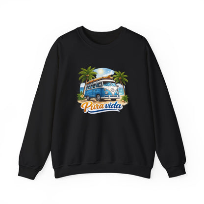 Sudadera Pura Vida Costa Rica – Surf Van Retro Unisex