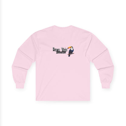 Long Sleeve Tee — 'Purge Vote' Graphic with Toucan
