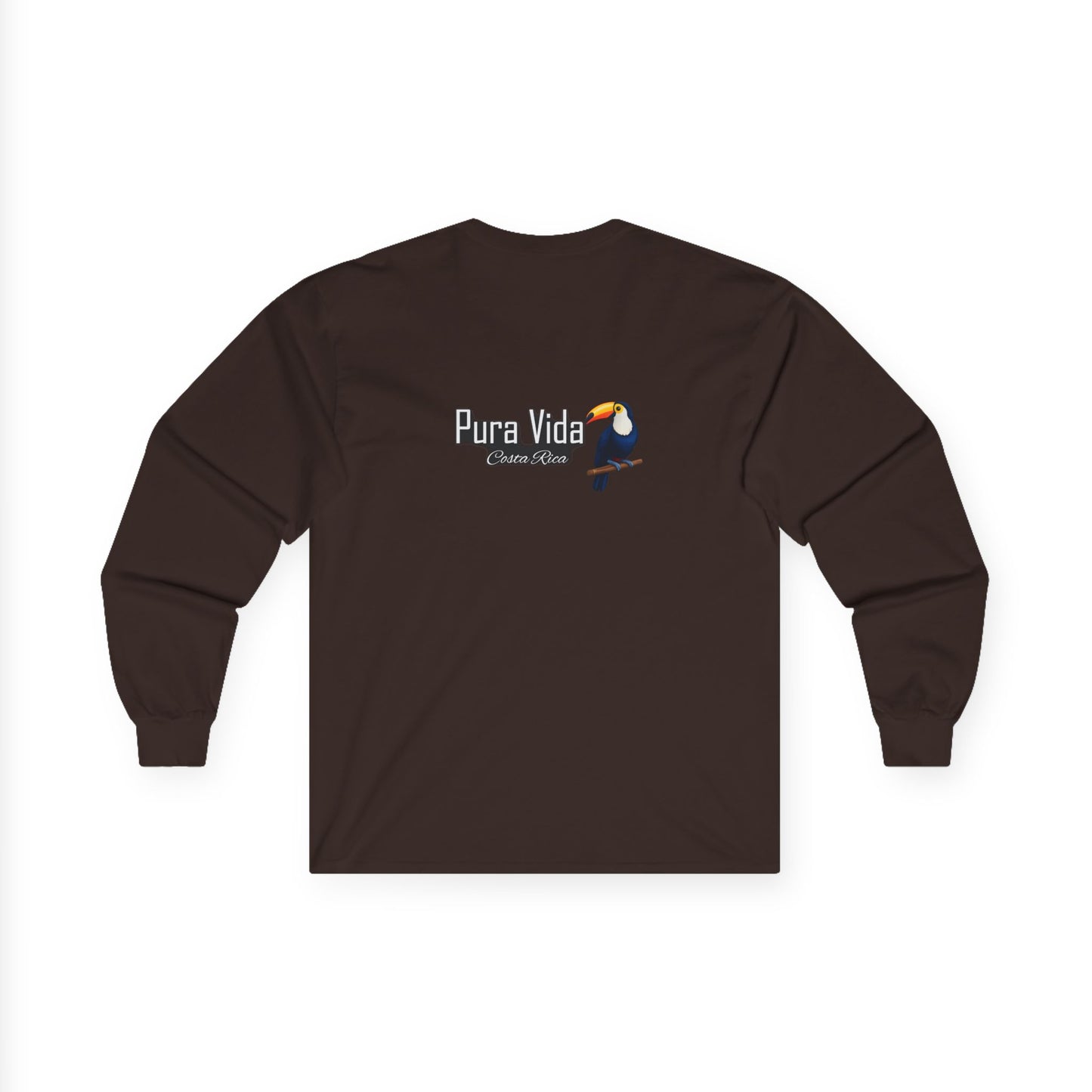 Long Sleeve Tee — 'Purge Vote' Graphic with Toucan