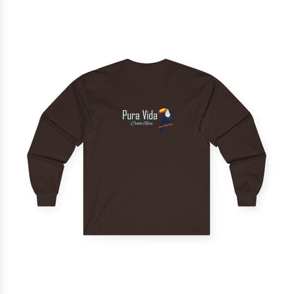 Long Sleeve Tee — 'Purge Vote' Graphic with Toucan