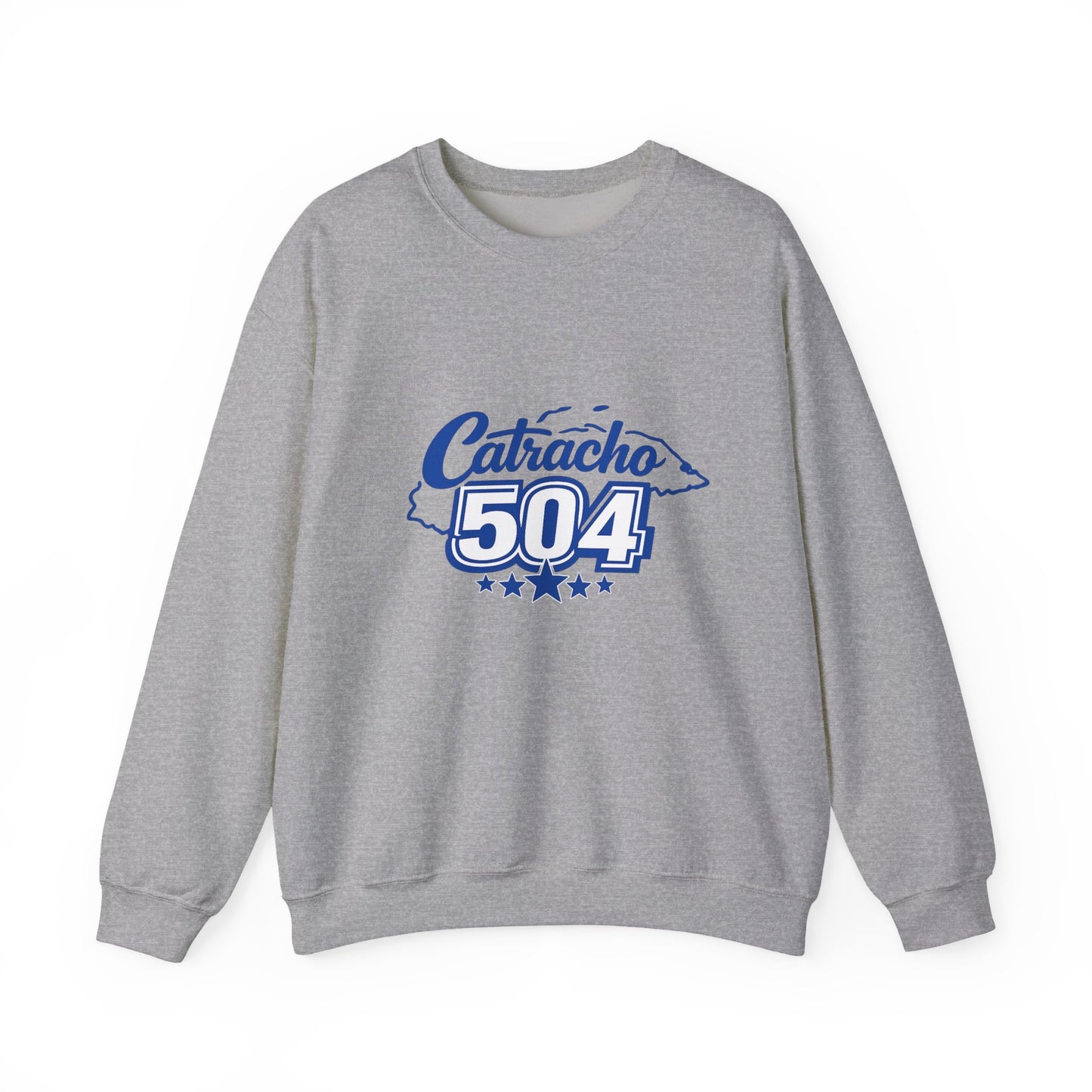 Crewneck Sweatshirt — Catracho 504 Graphic (Honduran Pride)