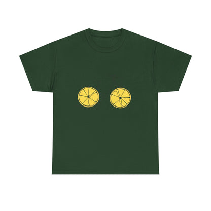 Lemon Wheel Bicycle T‑Shirt — Minimal Bike Graphic Tee