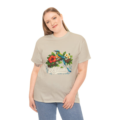 Floral Bird Tee — El salvador tropical t shirt