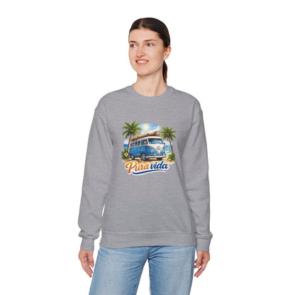 Sudadera Pura Vida Costa Rica – Surf Van Retro Unisex