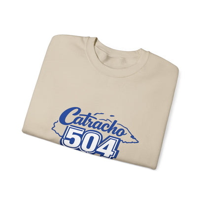 Crewneck Sweatshirt — Catracho 504 Graphic (Honduran Pride)