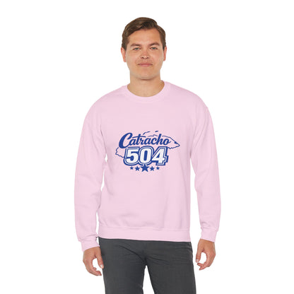 Crewneck Sweatshirt — Catracho 504 Graphic (Honduran Pride)