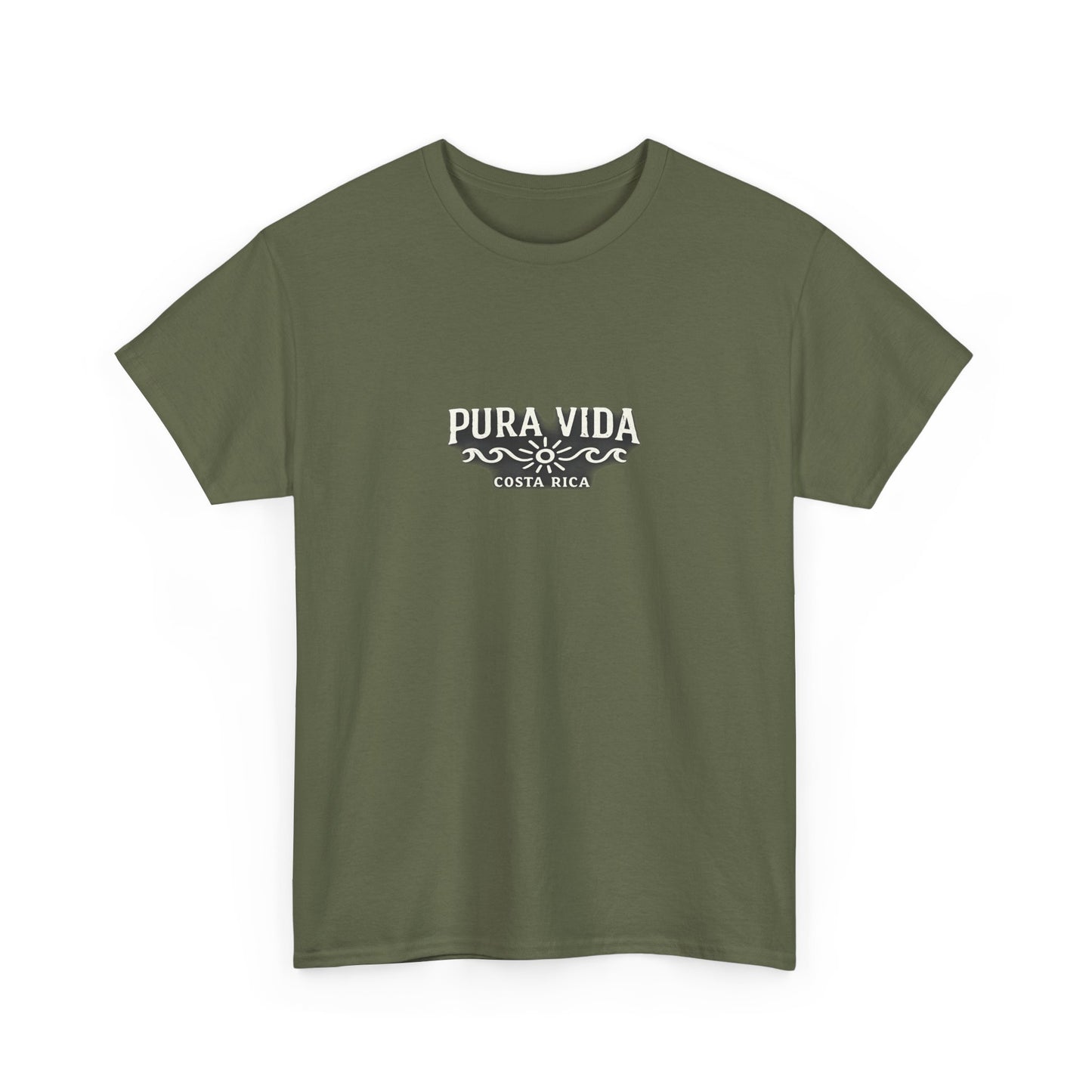 Pura Vida Graphic Tee — Minimal Vintage Surf Logo T-Shirt