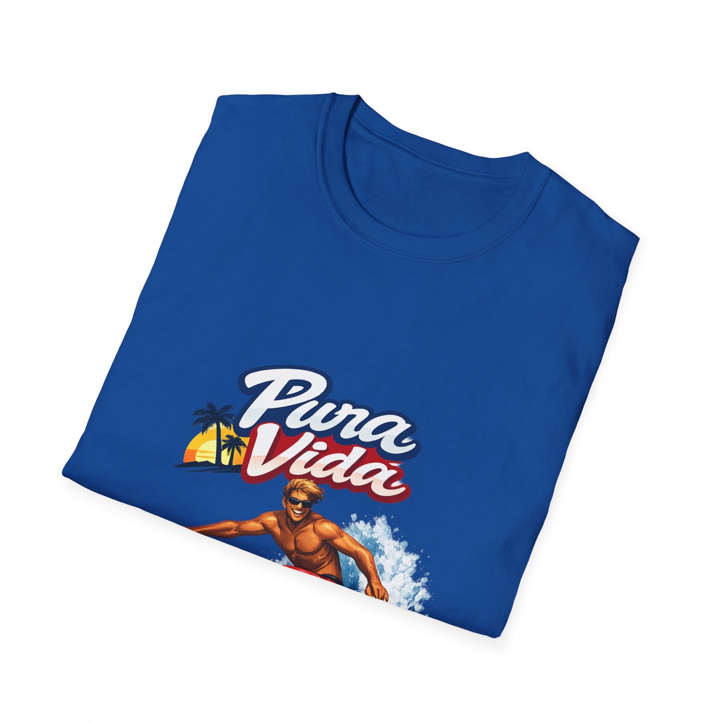 Pura Vida Surf T-Shirt – Vintage Surfer Graphic Tee