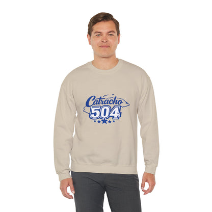 Crewneck Sweatshirt — Catracho 504 Graphic (Honduran Pride)