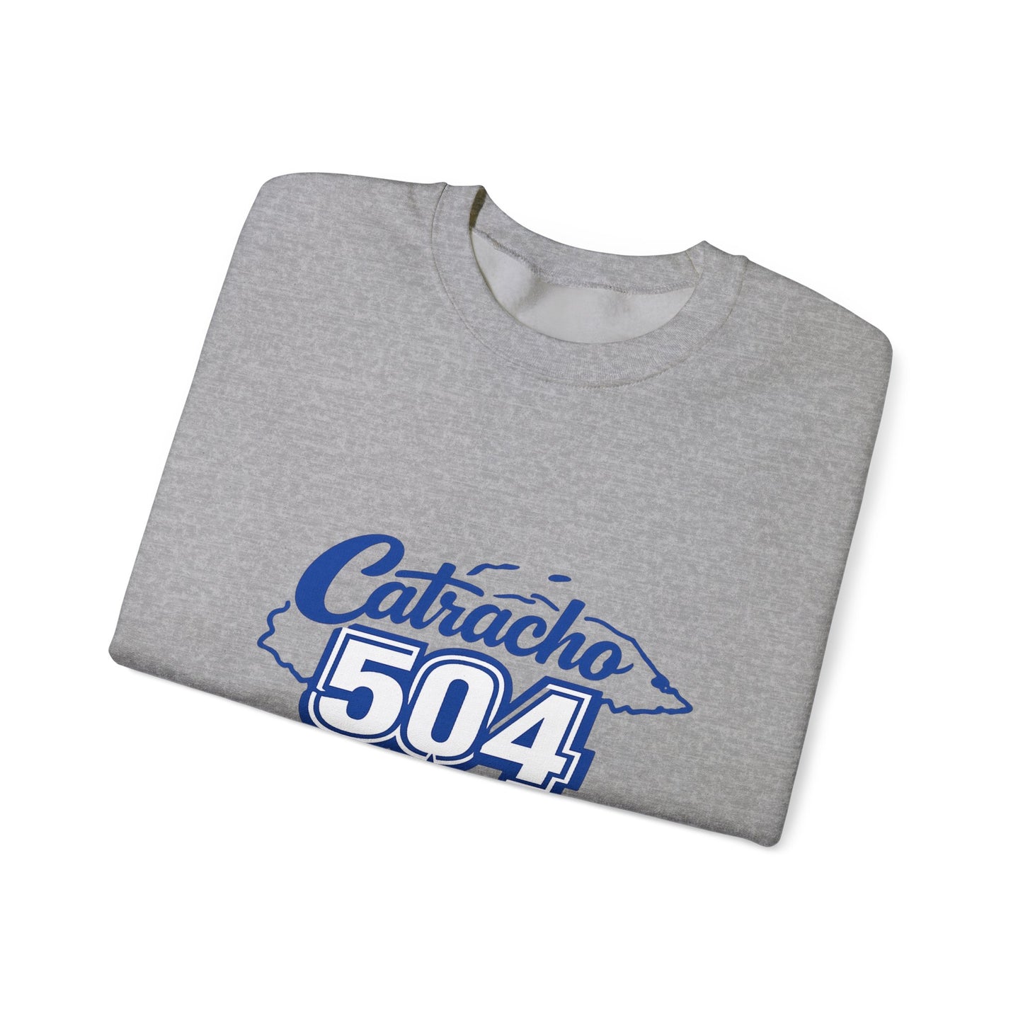 Crewneck Sweatshirt — Catracho 504 Graphic (Honduran Pride)