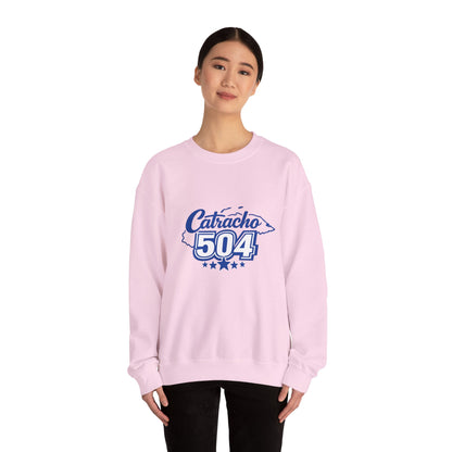 Crewneck Sweatshirt — Catracho 504 Graphic (Honduran Pride)
