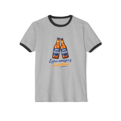 Camiseta Honduras “Entre Amigos y Salva Vidas” – Diseño Cerveza Vintage