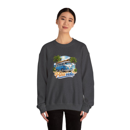 Sudadera Pura Vida Costa Rica – Surf Van Retro Unisex