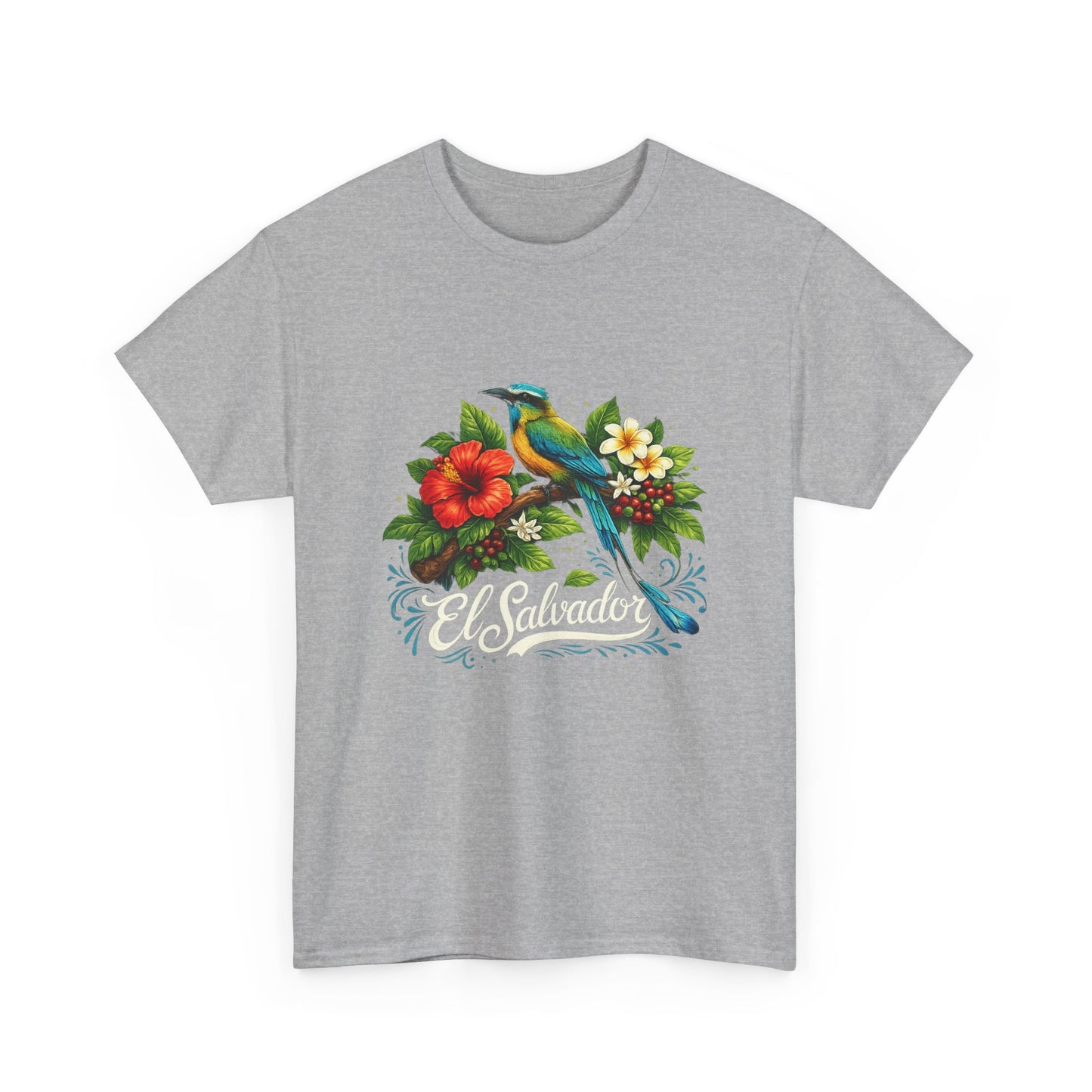 Floral Bird Tee — El salvador tropical t shirt