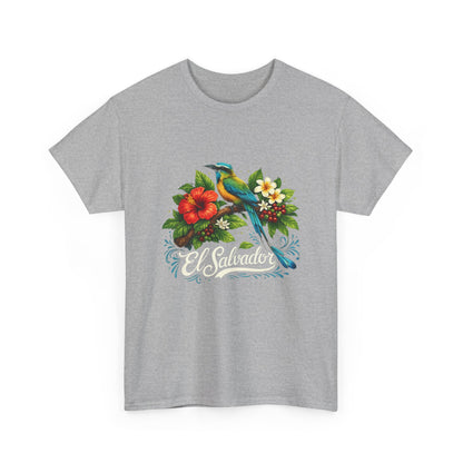 Floral Bird Tee — El salvador tropical t shirt