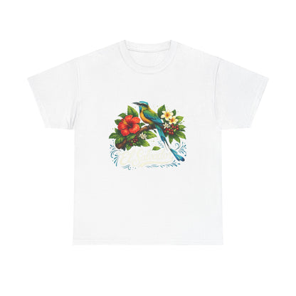 Floral Bird Tee — El salvador tropical t shirt