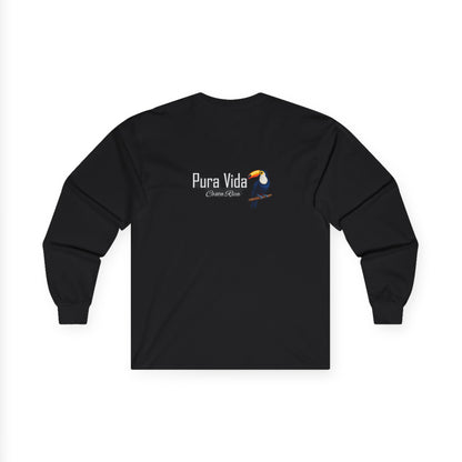 Long Sleeve Tee — 'Purge Vote' Graphic with Toucan
