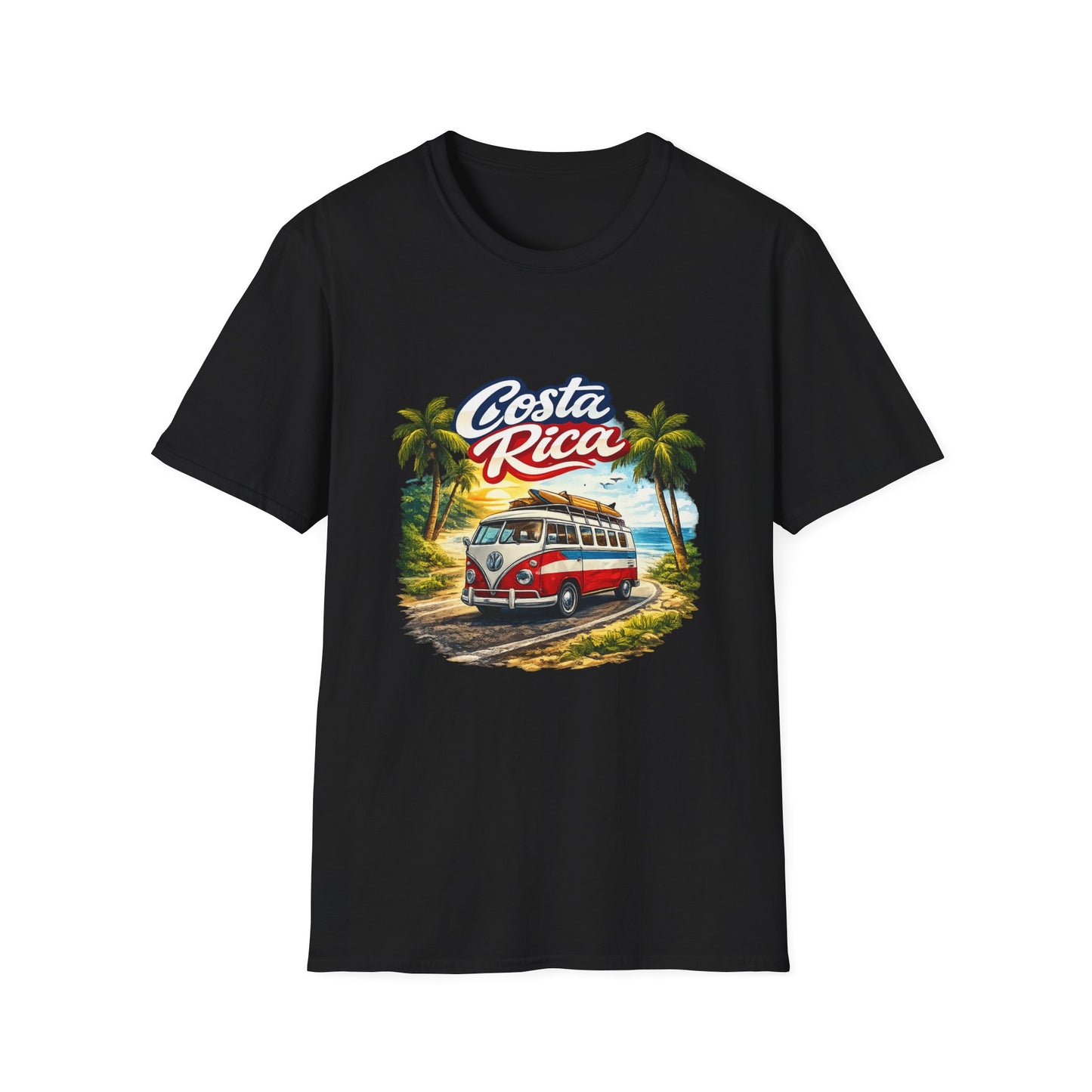 Camiseta Costa Rica Surf Bus – Estilo Playa Vintage