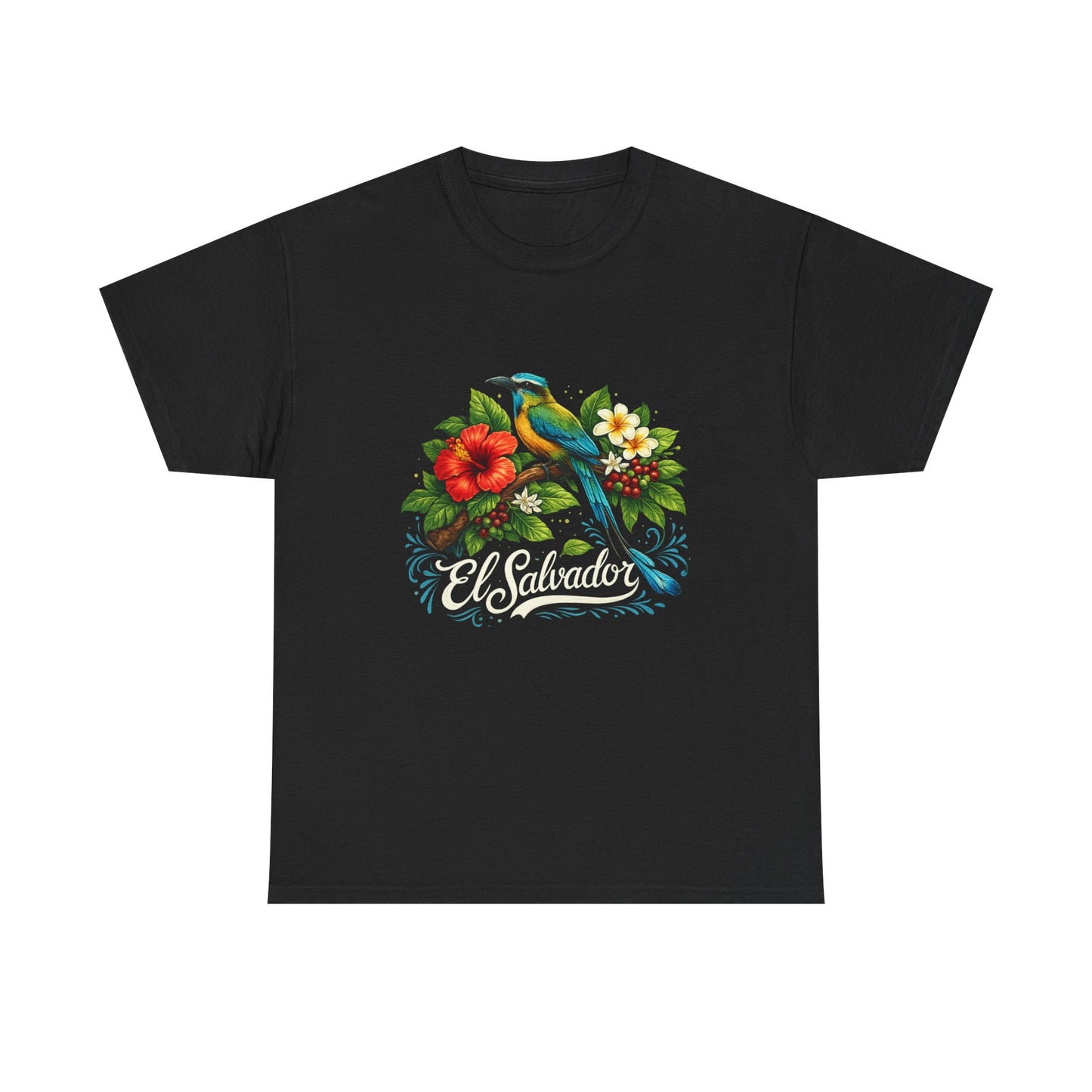 Floral Bird Tee — El salvador tropical t shirt