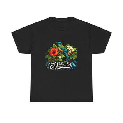 Floral Bird Tee — El salvador tropical t shirt